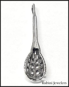 Large Lacrosse Stick Pendant, by Rubini Jewelers
