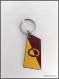 Custom Team Aluminum Rowing Oar Key Chain