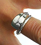 Large Tulip Oar Wrap Ring by Rubini Jewelers.