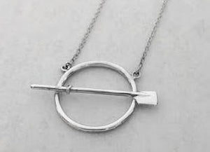 Rowing on sale oar necklace