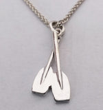 Small Skewed Oars Pendant